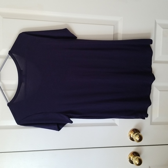 🌴Navy Blue Tee Top - Picture 5 of 8